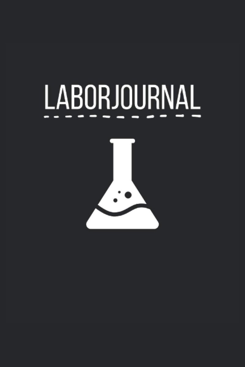 Laborbuch für Chemiker | Projekte Dokumentieren | Laborjournal | Labor Notizbuch | Labor-Buch Phyisk Labor | Labor Tagebuch | Geschenk