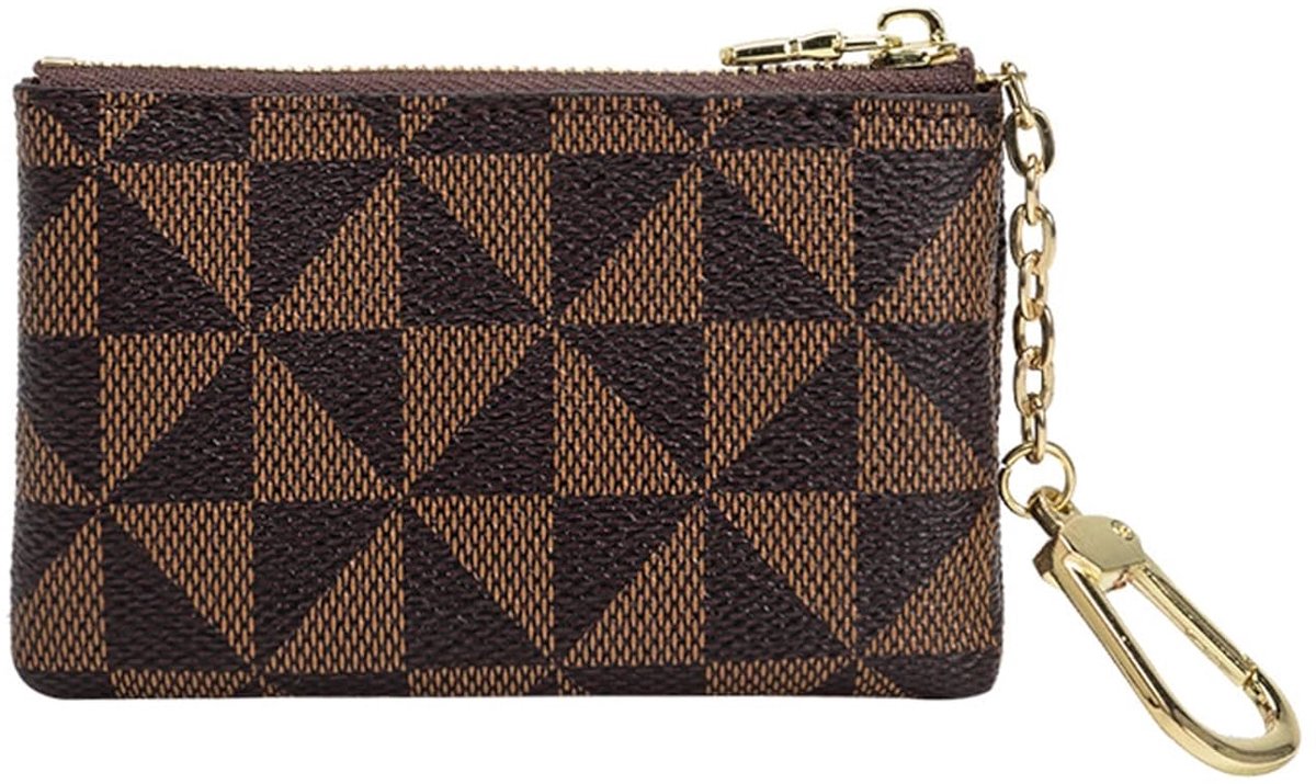 Munt Portemonnee, Bruin, Munt Pouch