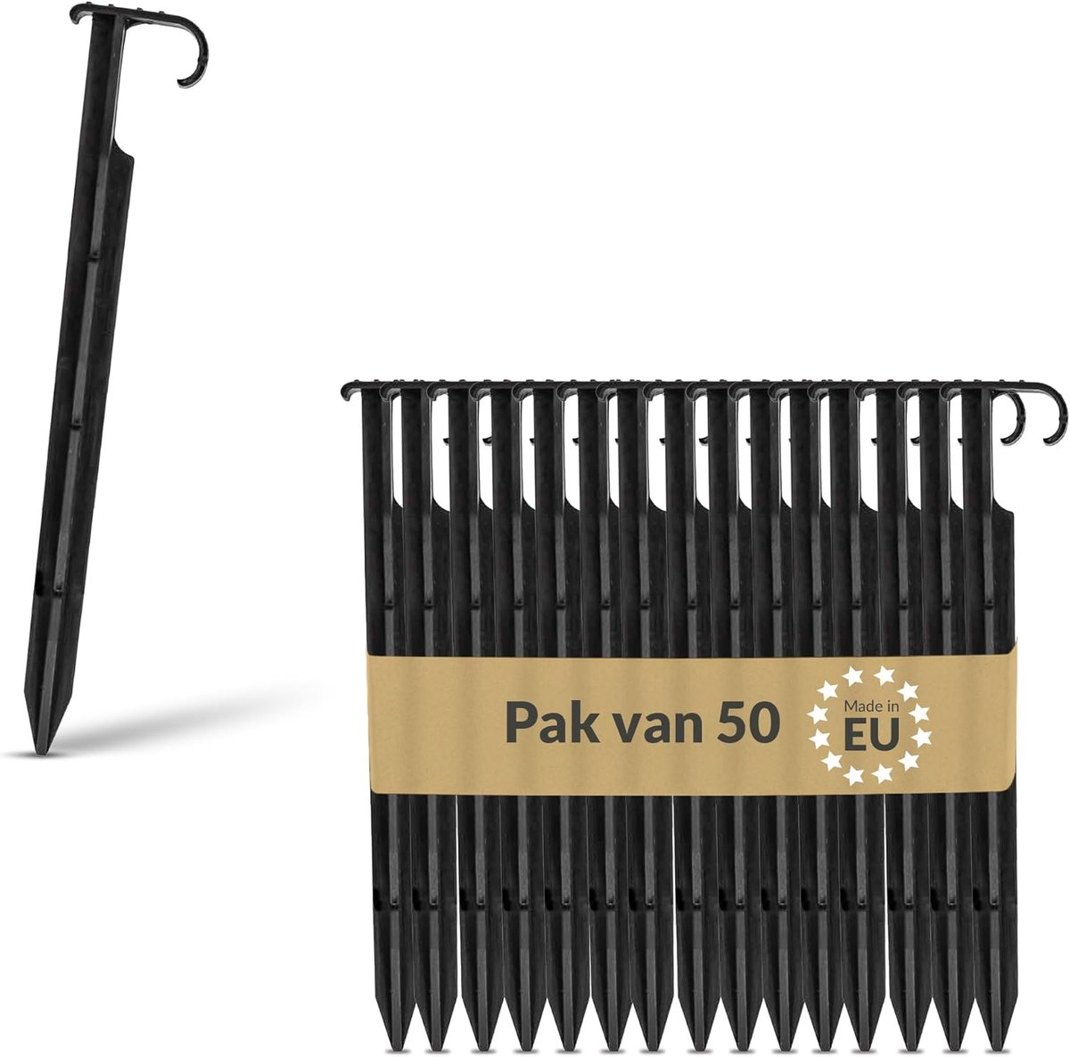 Grondankers set van 50 - 16-20 mm - micro-drip slang bevestiging - voorkomt draaien en verschuiven - ShopVlot