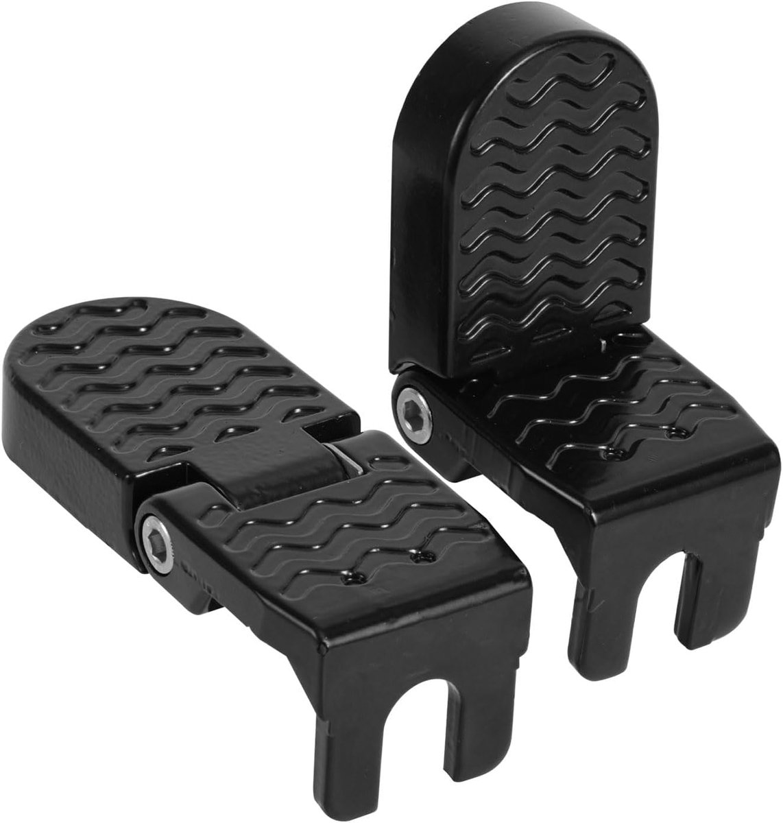 2 Stuks Fietsvoetsteunen, Aluminiumlegering Antislip Opvouwbaar Fietspedalen Achter voor Passagiers Elektrische Mountainbikes BMX-Accessoires