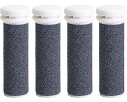 RollersTM Minerale Reservewielen (Blauw) voor Emjoi Micro Pedi in 4-pack Super Grob Zeer grof