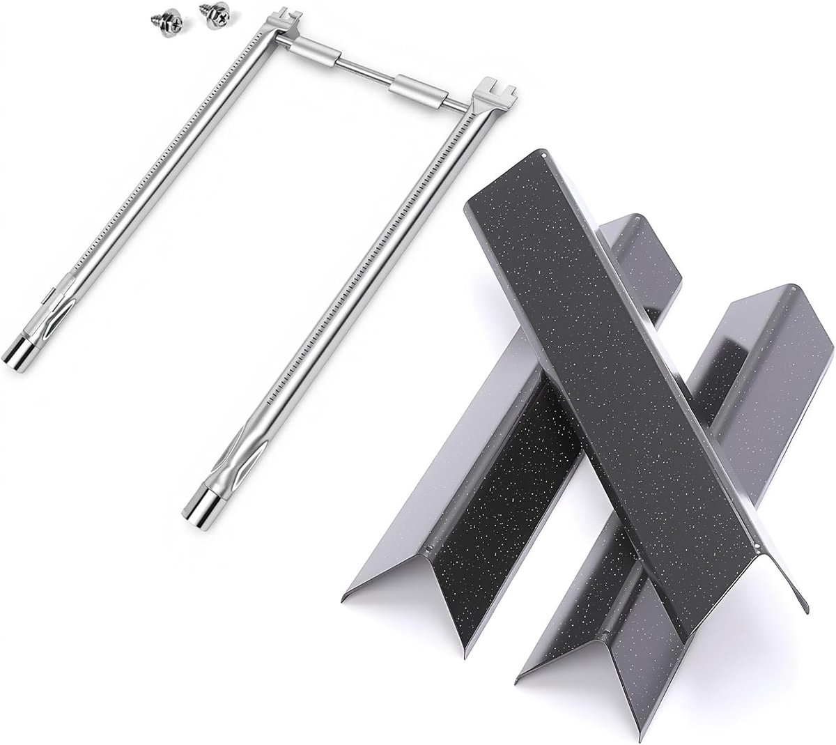 7635 flavorizer bars & 69785 brander voor Weber Spirit I & II E210 E220 S210 S220 (met voorste branderknoppen), aromarails en branders gasgrills, vervanging voor Weber Spirit 200-serie (2013
