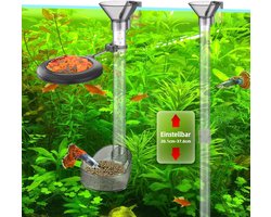 SnelShoppen - Boxtech Aquariumvoederset met Voederschaalset, Voederring, Reinigingsborstel voor Tropische Vissen, Garnalen, Krabben, Schelpen, Betas,
