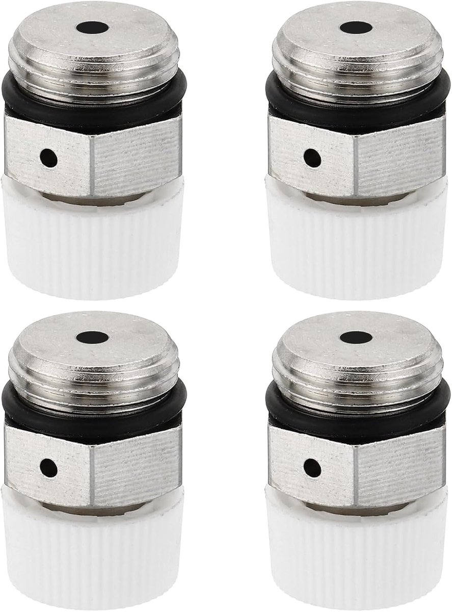 4 stuks 3/8 inch ontluchtingsventiel, 3/8 inch automatisch