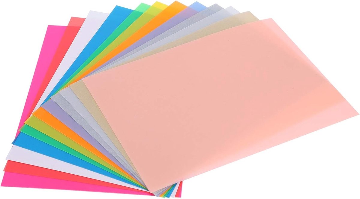 Krimpfolie Vellen, 12 Stuks Kleurrijke Krimpfolie Papers Diy