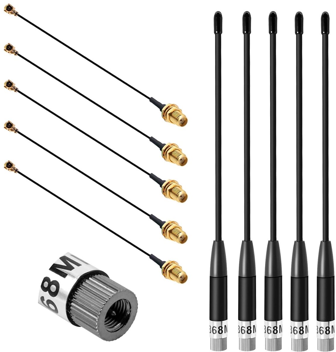 10dBi Gain/868MHz LoRa Antenna for ESP32/LoRa32 V3/LoRa32u4 II, SMA Male 195mm+ (U.FL IPX) to SMA Female Cable for - ShopVlot