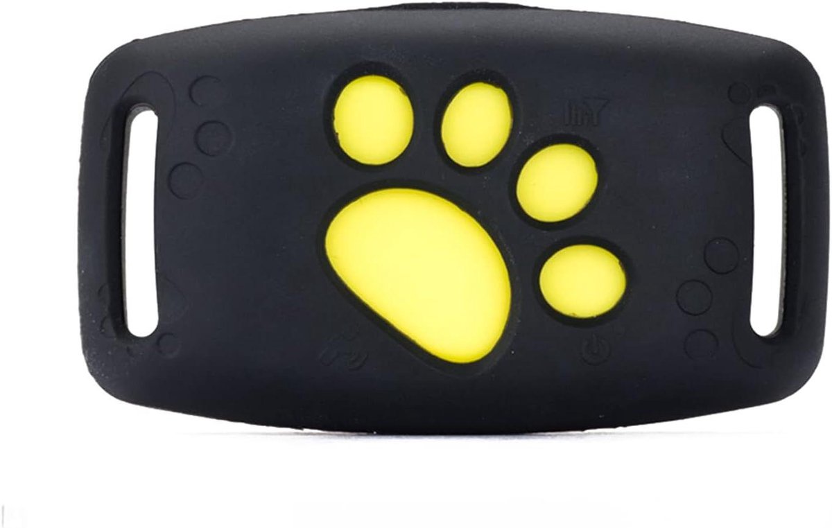 Huisdier GPS Tracker - Hond Kat Locator - Huisdier Lokaliseren - Waterbestendig Ontwerp - 65cm Kettinglengte - Zwart