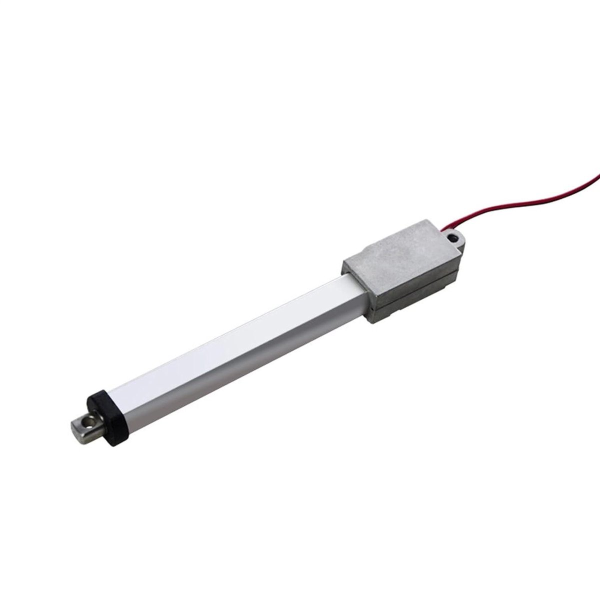 Elektrische Duwstang - Lineaire Actuator - Automatiseren van Beweging - Metalen Omhulsel - 75 mm Slag - Zilver