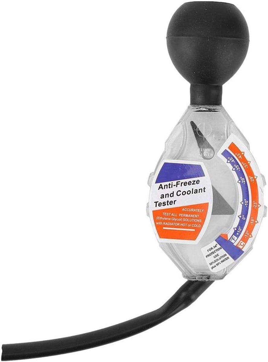 hydrometer, anti-vriestester, anti-vriestester, auto-antivries koelmiddel-hydrometertester