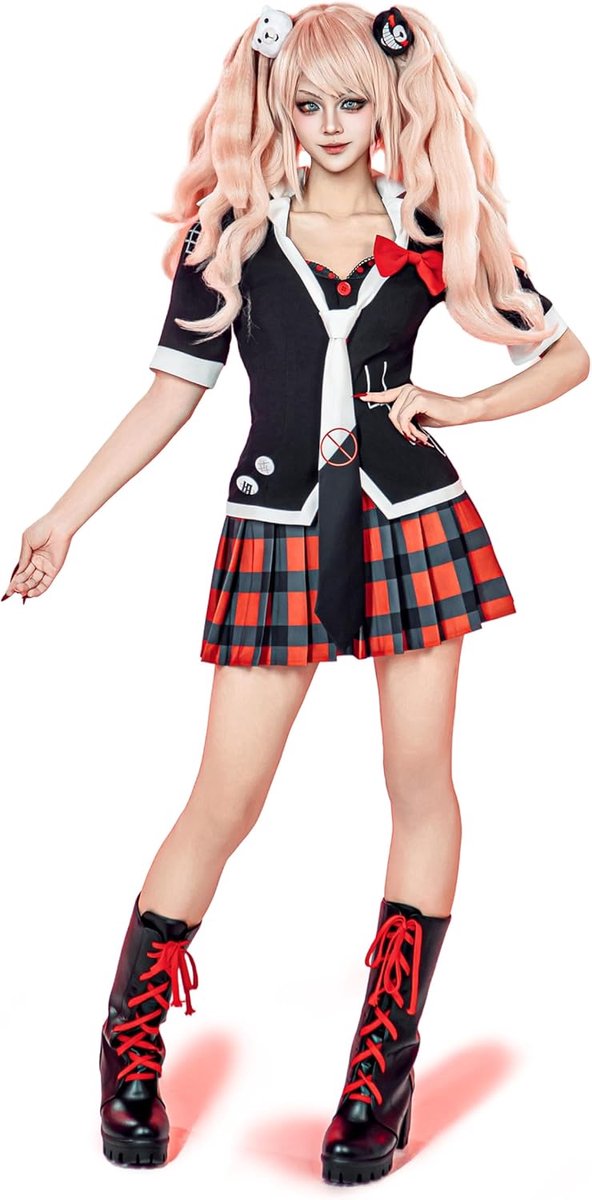 Dames Game Anime Enoshima Junko Cosplay Kostuum