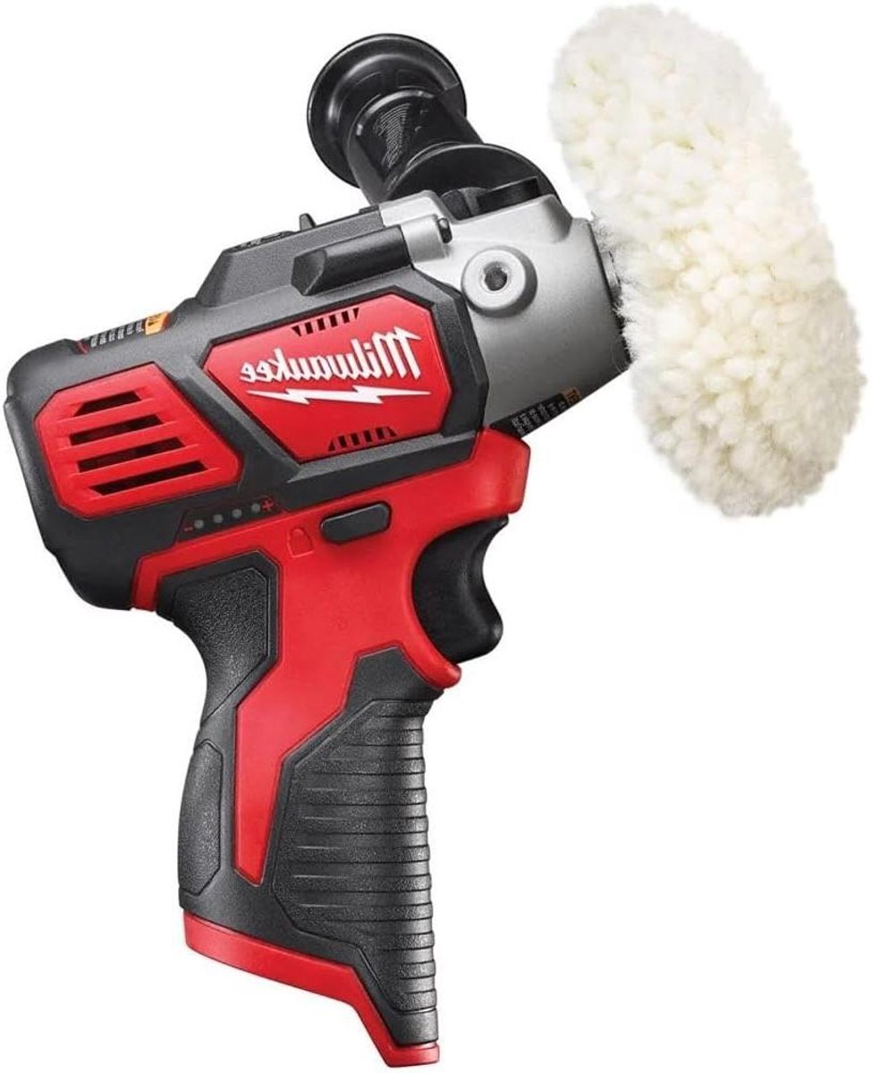Accu minipolijstmachine - Schuurmachine - Kleine oppervlakken polijsten - Variabele snelheidsregeling - 76 mm schijfdiameter - Rood en zwart