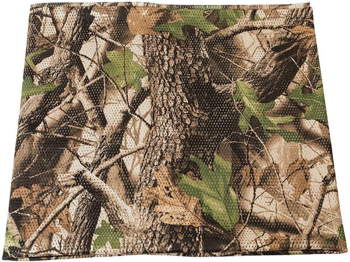 Lichte stoffen doek voor inkijkbescherming, camouflagenet, hoes, voor tuin, camping, jacht en nog veel meer, verschillende maten en designs