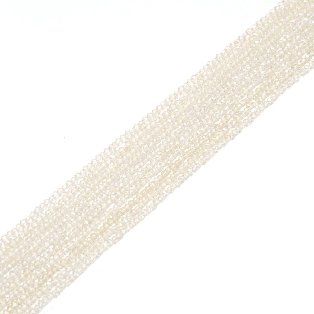 2350 stks 2mm Galvaniseren Glas Rondelle Kralen Volledige Regenboog Plated Facet Kralen Champagne Geel Losse Spacer Kralen voor Armband Sieraden Maken