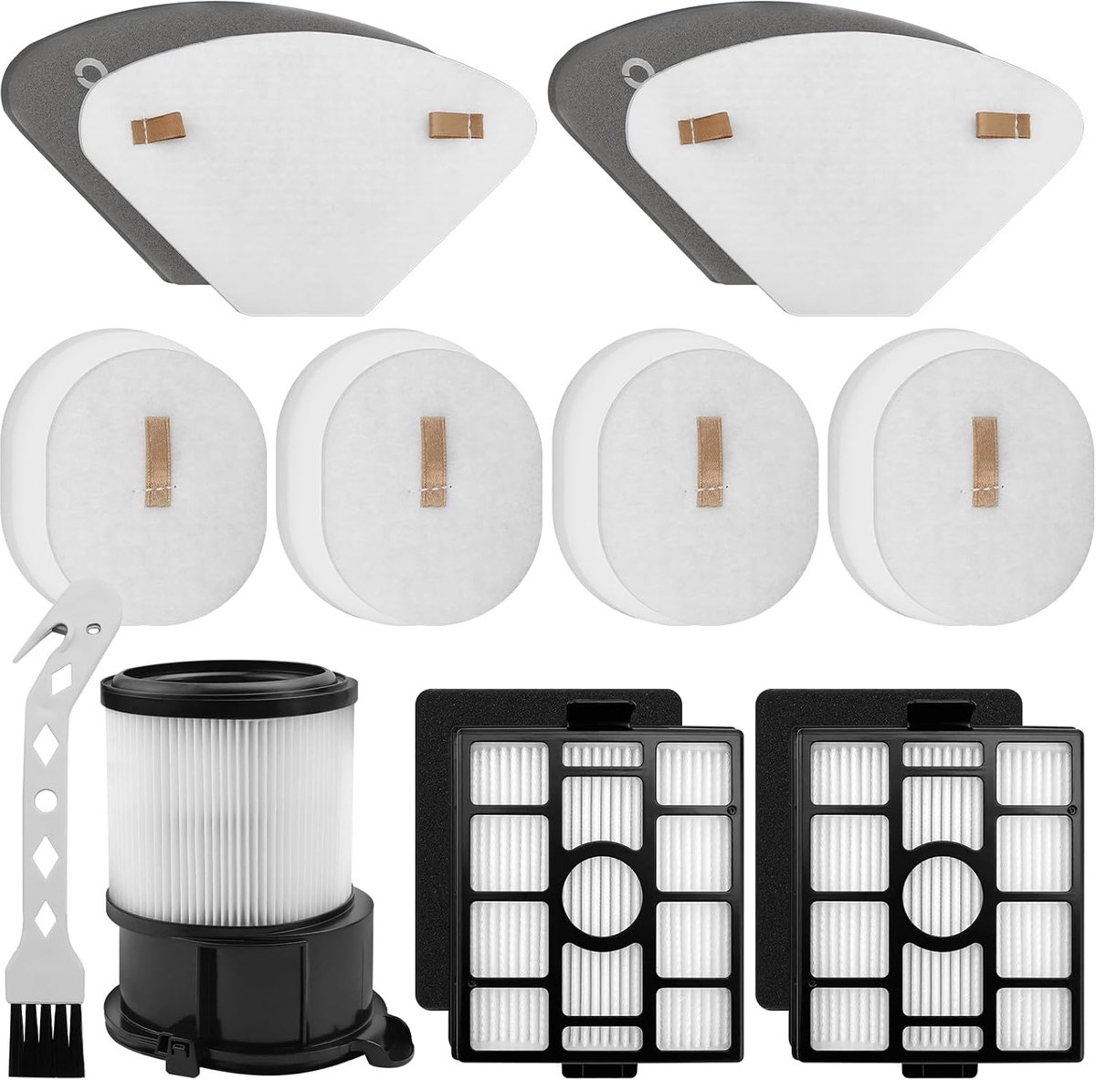 Reserveonderdelen compatibel met Shark PowerDetect accustofzuiger IP3251EUT IP3225EUT IP3257EUT IP3251 IP3251C IP3252 IP3253EUT borstelrol filter reserveonderdelen