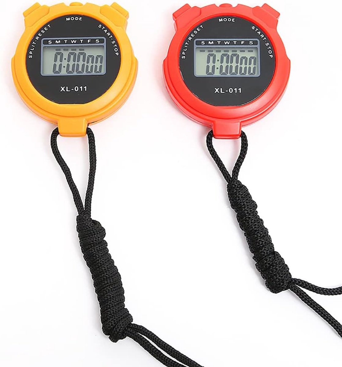 4 Stks met Datum Tijd en Alarm Functie Groot Scherm Shockproof Waterdichte Sport Stopwatch voor Zwemmen Running Sport Training