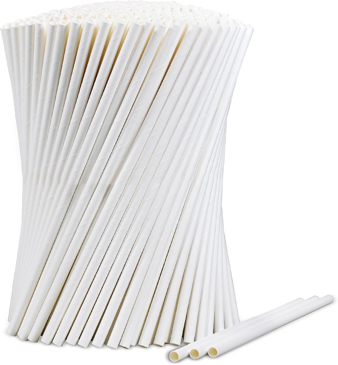Rietjes, 1000 stuks, grote verpakking - wegwerp rietjes, 19,7 cm x 0,6 cm, voor feest, bruiloft, drankjes