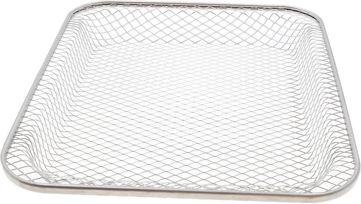 Airfryer Mand - Hoge Mand - Lucht Frituren - Origineel Onderdeel - 258 x 225 mm - Zilver