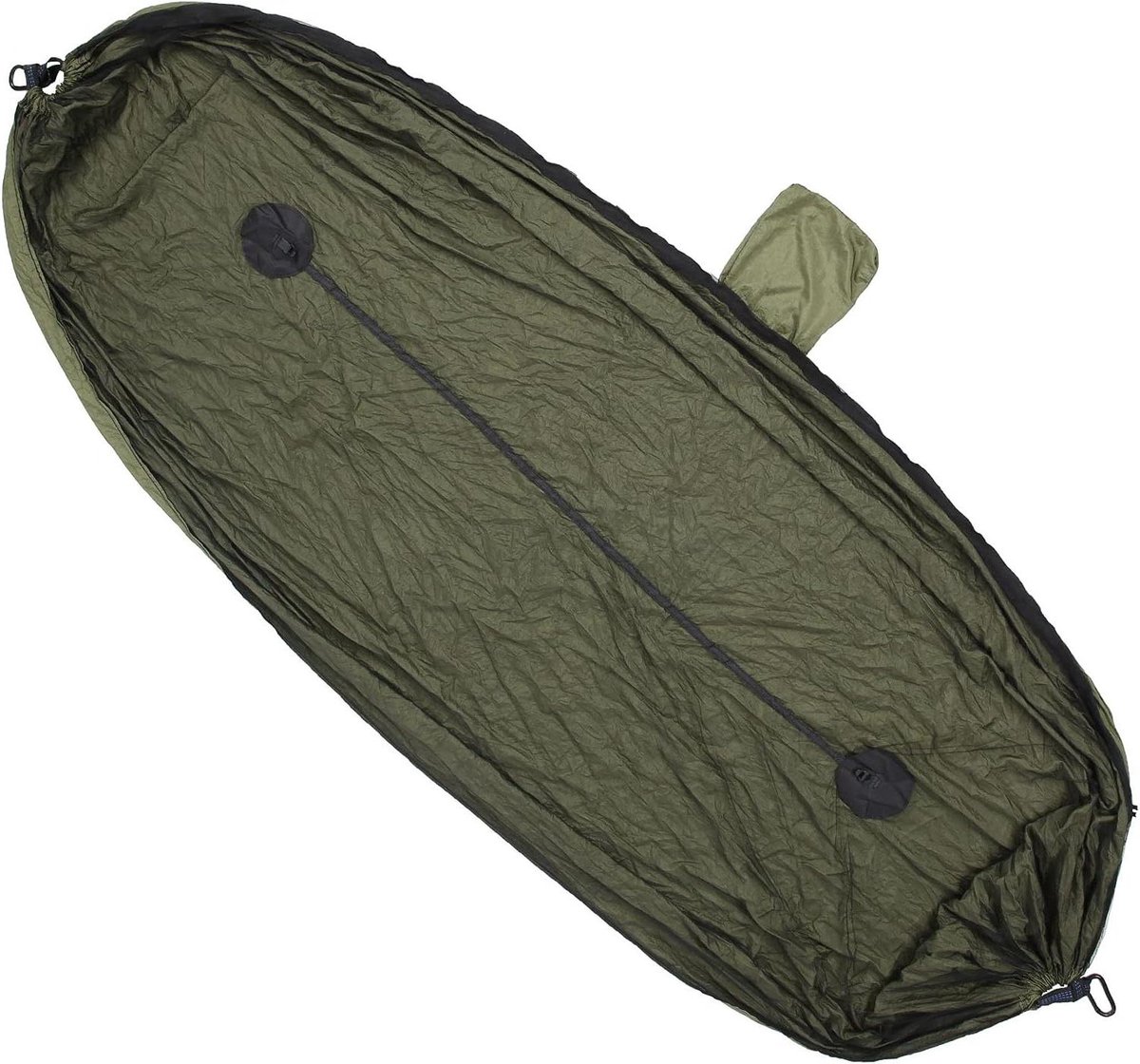 Hangmat met Klamboe - Kampeerhangmat Tuin Hangmat - Ontspannen Buiten - Ingebouwde Muggenbescherming - 280x140cm - Groen