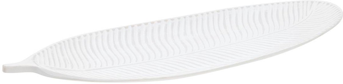 Vide-poche Maia oblong 22x59cm blanc