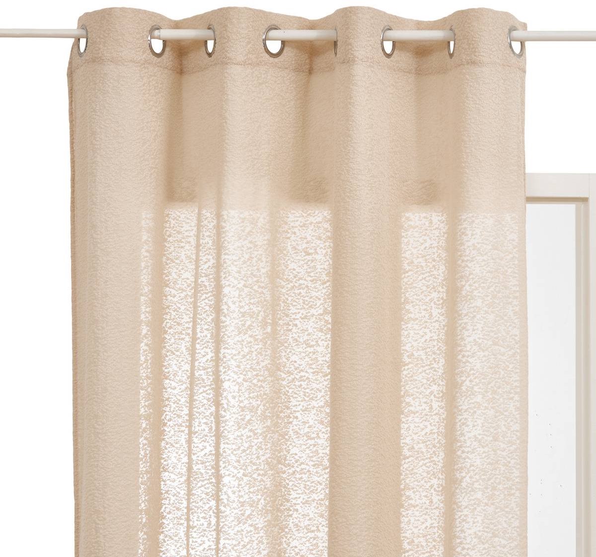 Atmosphera Créateur d'intérieur® Eyda-gordijn 140 x 240 cm, beige Beige lin