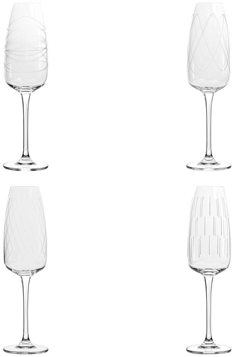 Set van 4 TALIA-champagneglazen
