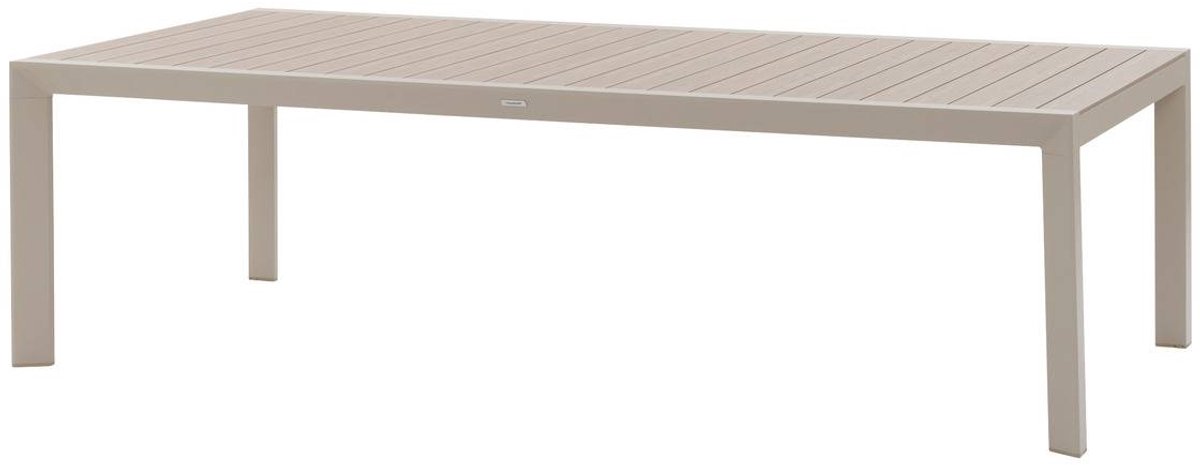 Tuintafel voor 12 personen van aluminium met houtlook ÉVASION