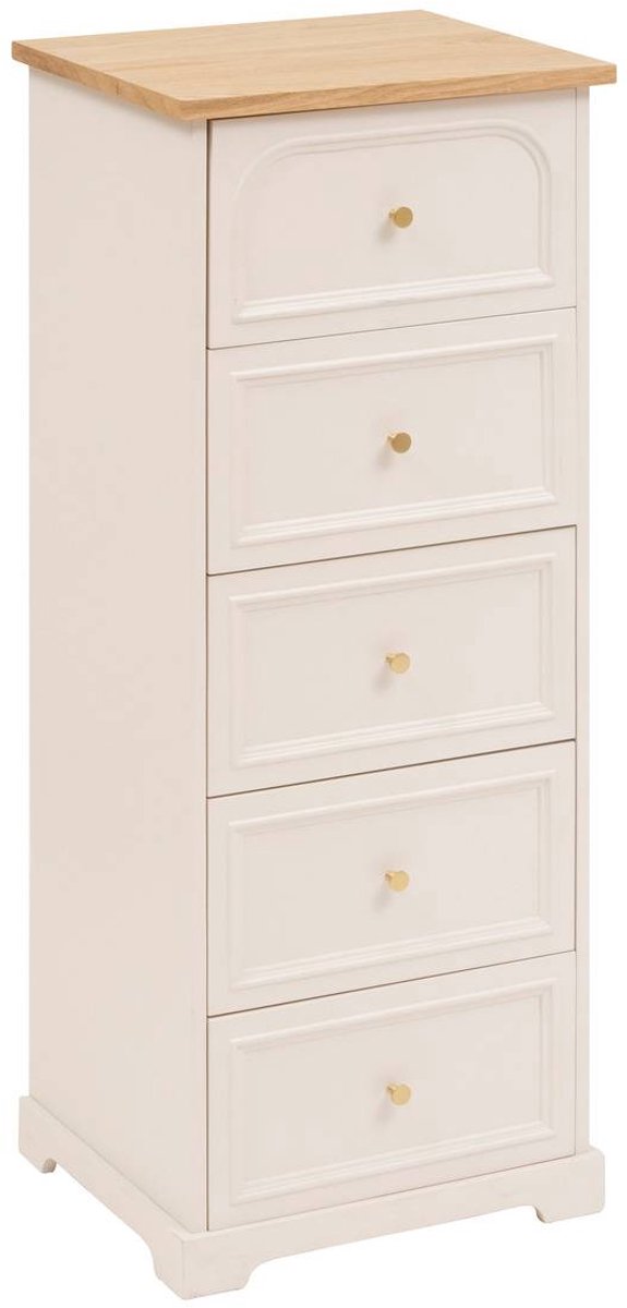 Atmosphera Créateur d'intérieur® Commode met 5 lades MOHEA Ivoire