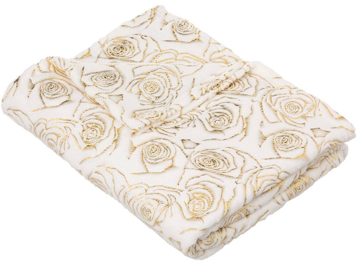 Atmosphera Créateur d'intérieur® ROZE PAREL PLAID 130X180 Blanc