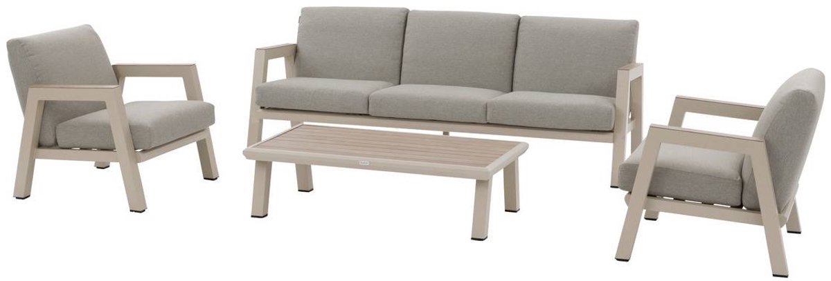 5-zits tuinset van aluminium AXIOME