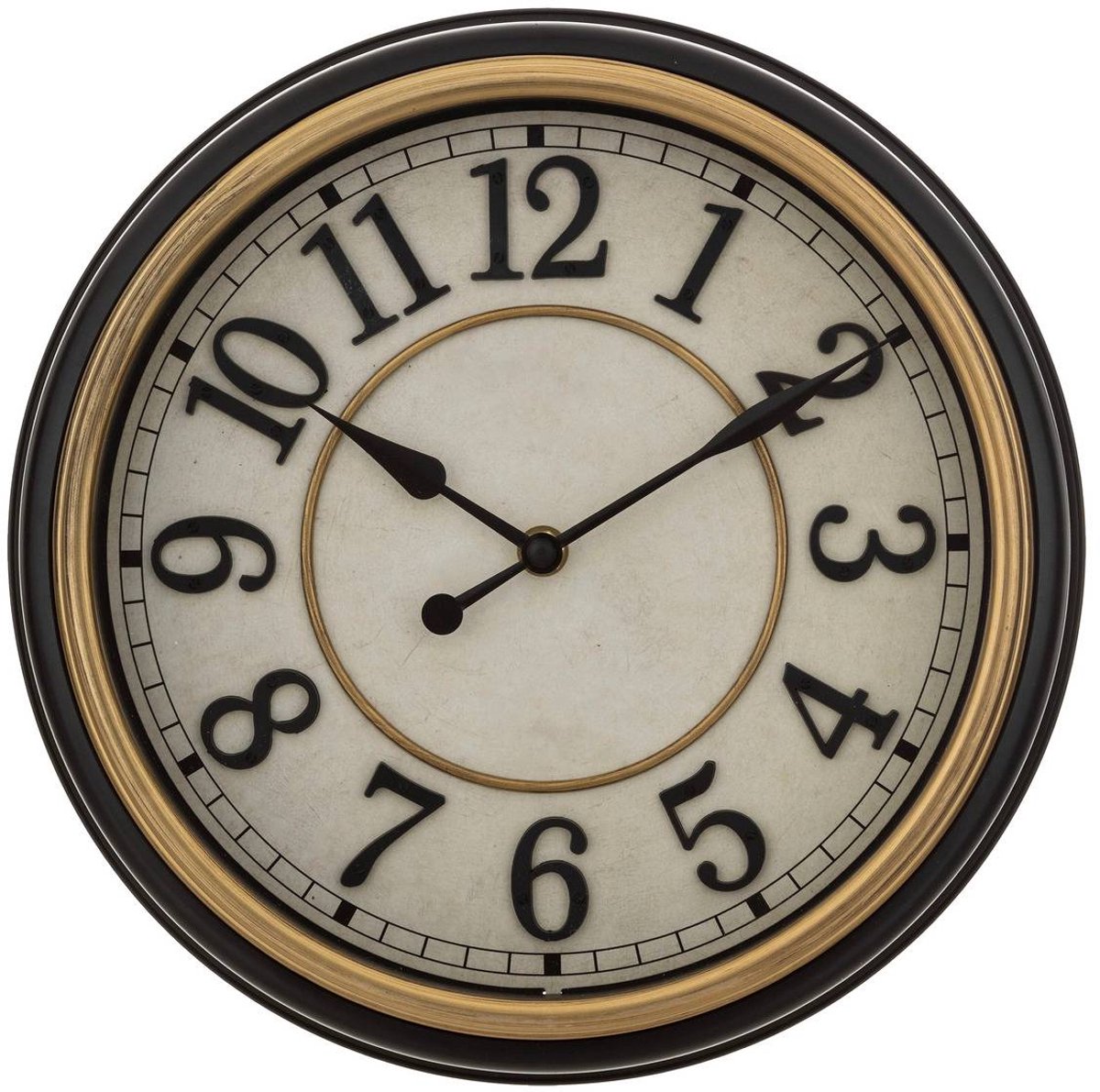 Vintage wandklok met sierlijsten NELL