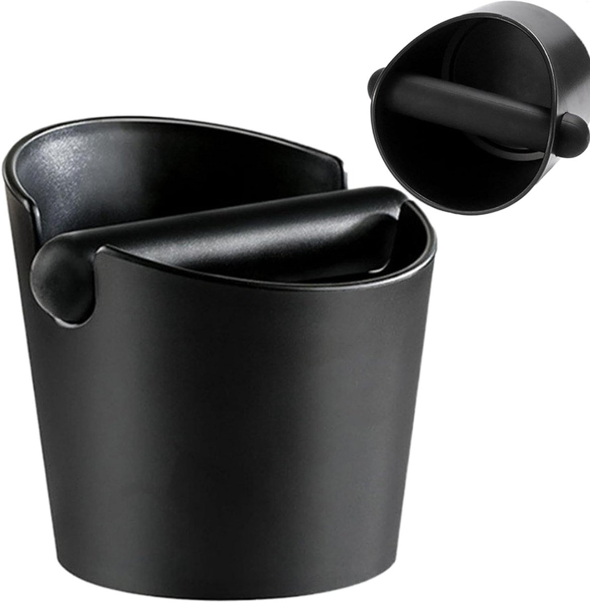 Espresso Afvalbak - Koffiedik Bak - Koffie Maken - Afneembare Kloprek - 13 x 13 x 13 cm - Meerkleurig