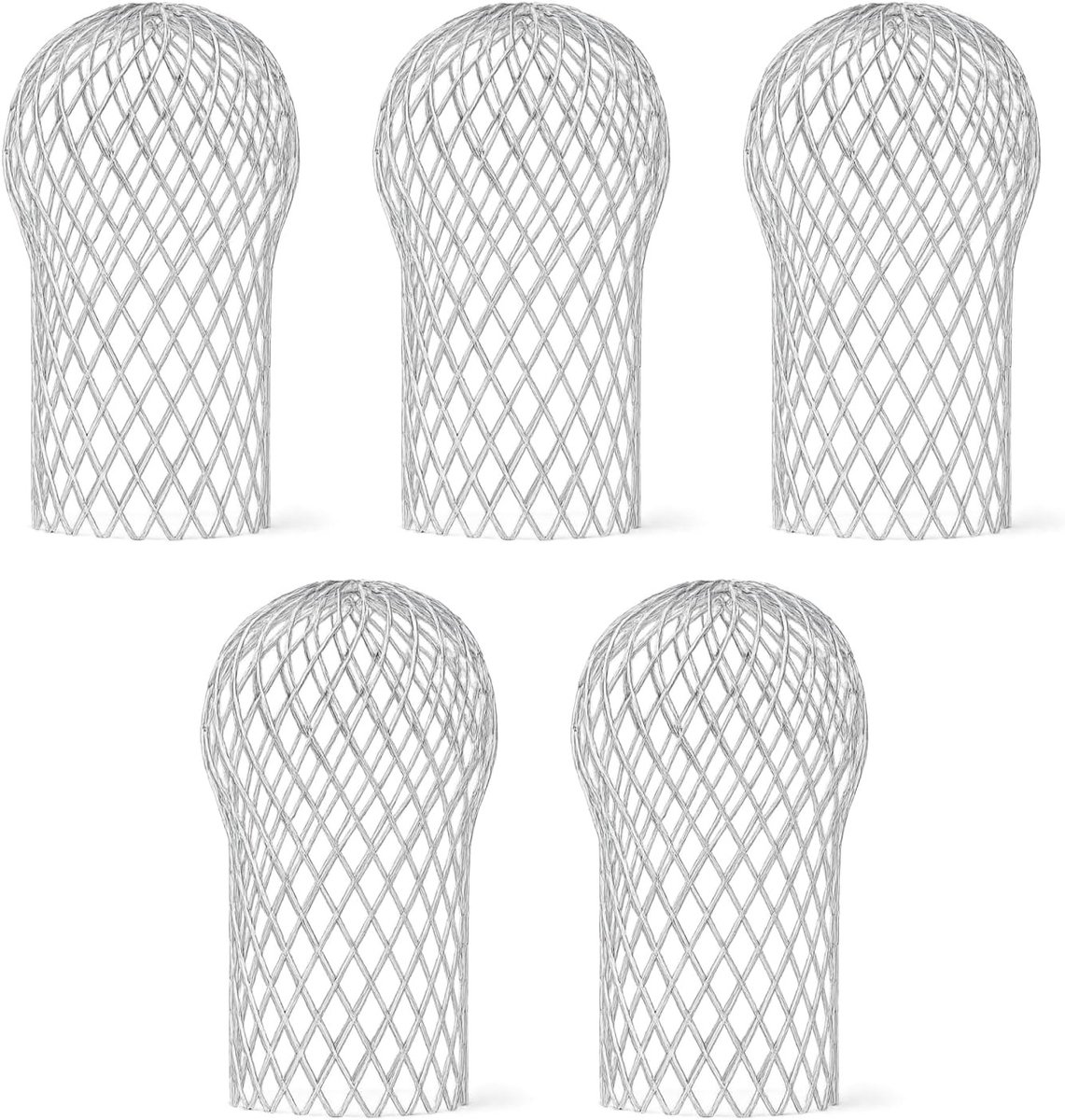 Set van 5 Flexibele en Duurzame Beschermbladen voor Dakgoten - Gootbescherming, Regenafvoer en Strainer voor Thuisgebruik