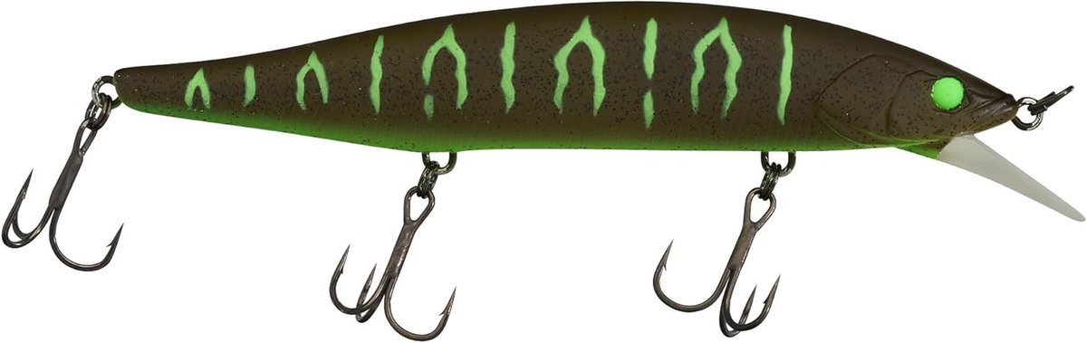 Vis Lokaas - Jerkbait Wobbler - Vissen Vangen - Dynamische Wobb'n'roll Actie - 110 mm - Guripan Tiger