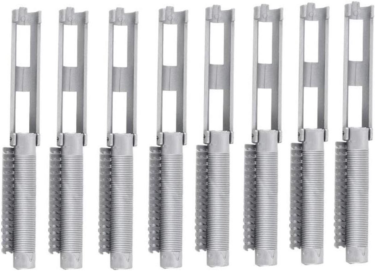 Permanente Staven - Haarrollen Krulspelden - Haar Stylen - Met Ingebouwde Clips - 25 Stuks - Grijs