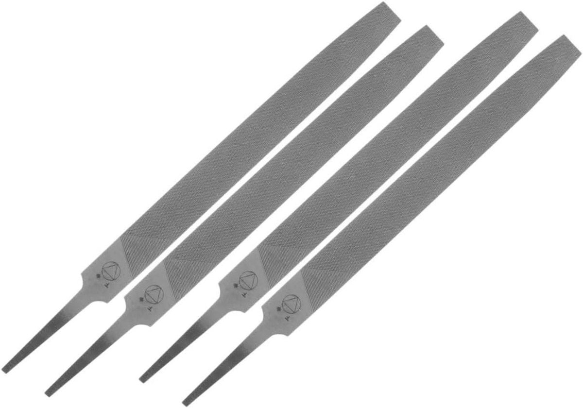 Metalen Vijlenset - Slijpvijlen Staal - Metaal Bewerken - Gesmeed Staal - 253 cm - Grijs