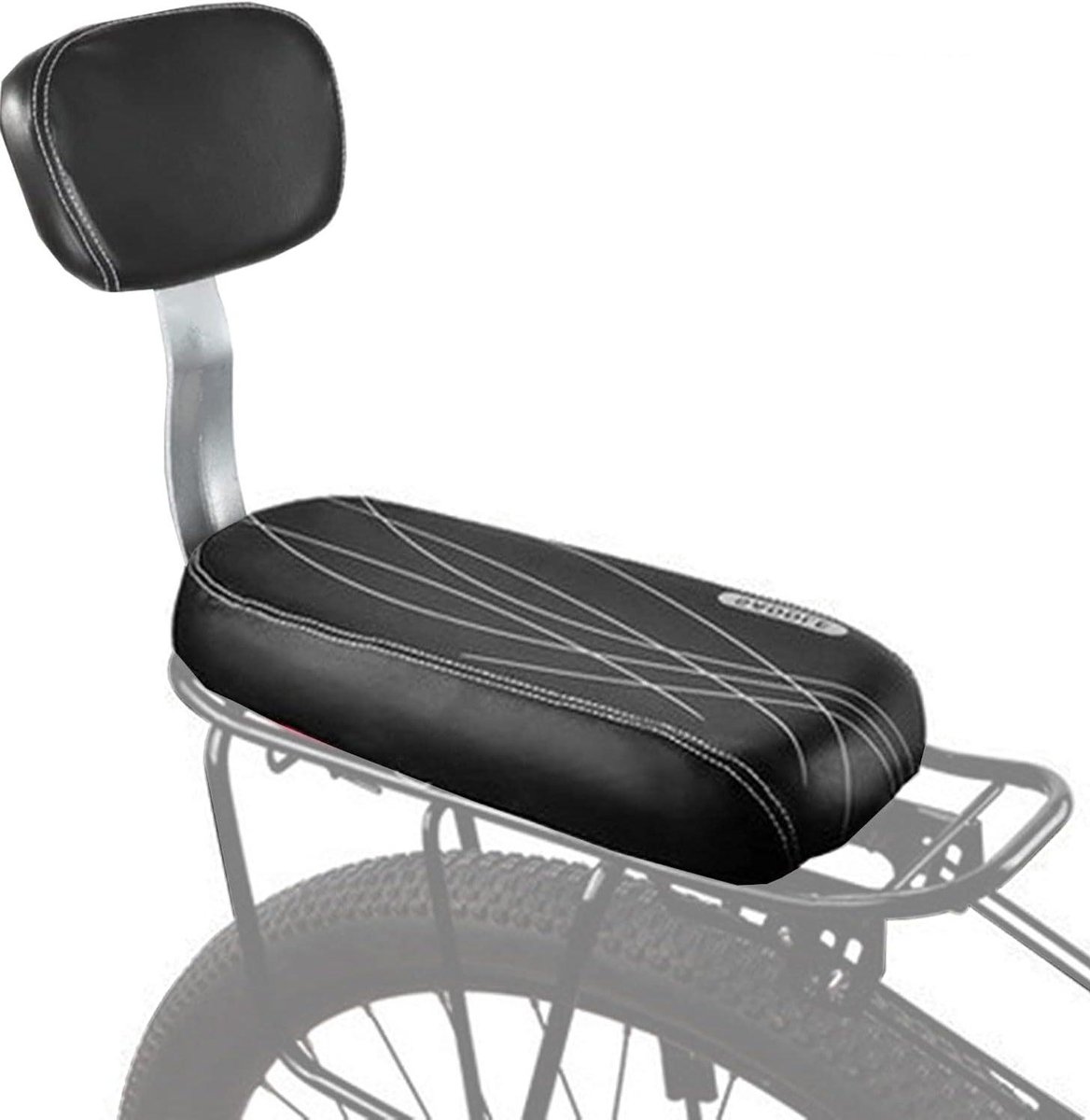 Kinderfietsstoeltje Achterop - Kinderzitje Fiets - Kinderen Vervoeren - Met Armleuningen - 37x25x16 cm - Zwart