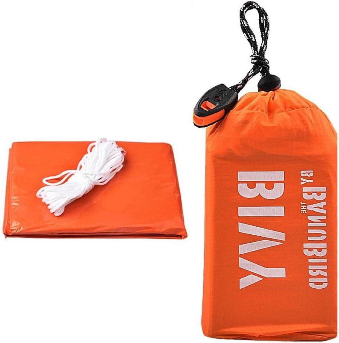 Nood Slaapzak - Noodtent Survival - Outdoor Bescherming - Waterdicht Winddicht - 240x150cm - Oranje