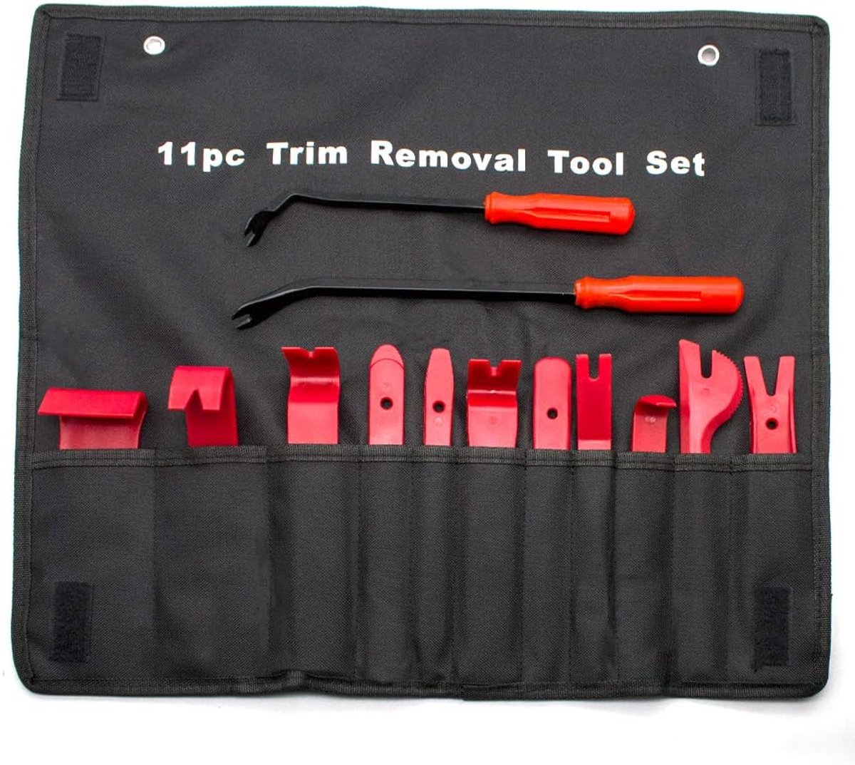 13-delig Auto Auto Trim Removal Tool, Deurpaneel Window Moulding Bekleding Bevestigingsclip Removal Tool Kit set - 2 Bevestigingsverwijderaars inbegrepen