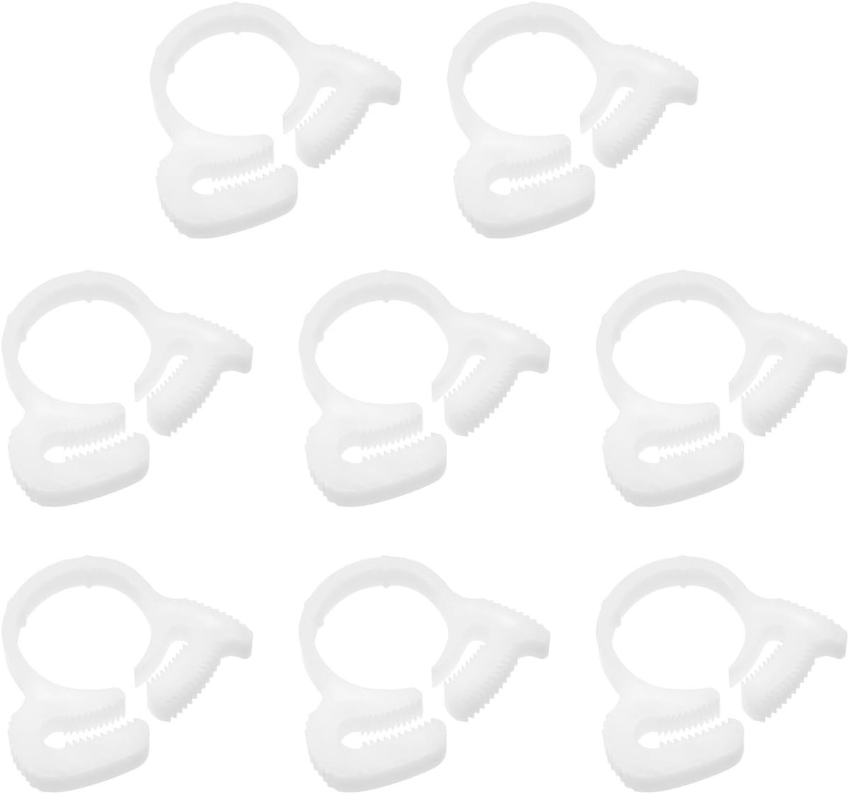 8 stuks vervangende veegslangbevestiging, zwembadslang klemsluiting Sweep Slang bevestiging klemsluiting compatibel met Zodiac Polaris zwembadreiniger 280 360 380 3900, wit