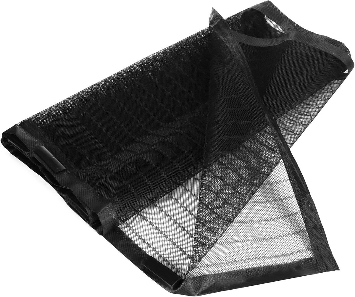 Vliegenhor deur magnetisch - 100 x 210 cm - eenvoudig te installeren - houdt insecten buiten - SnelShoppen