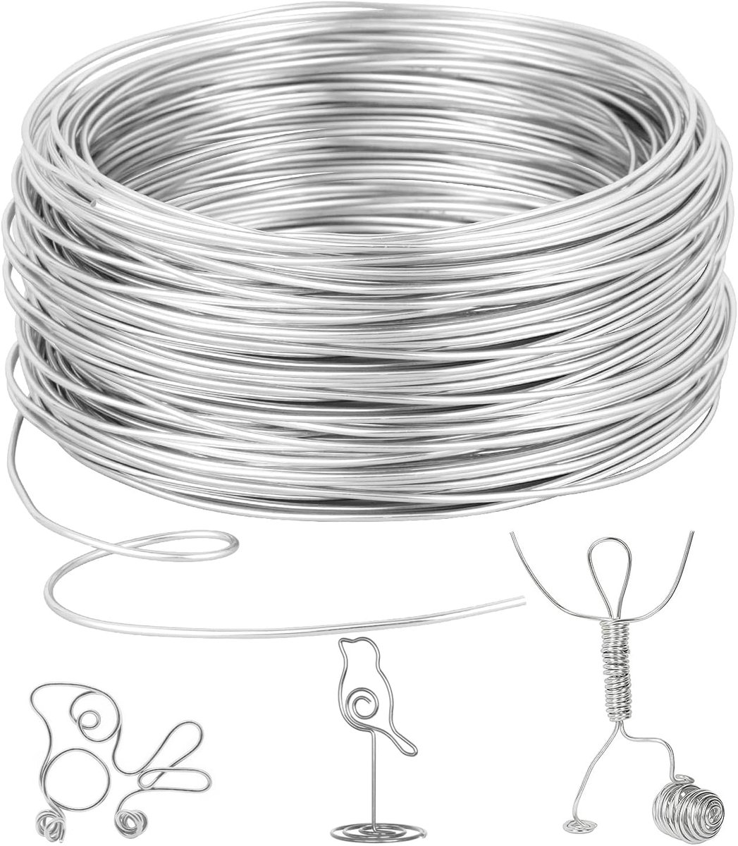 Draad 2mm X 10M, zilver