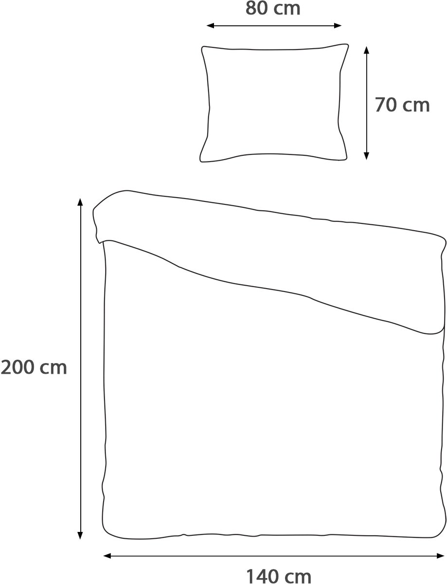 Luxe Mako-Satijn Dekbedovertrek Marsela – 140x200 cm – Donkerbeige Ruit – 100% Katoen – Darymex