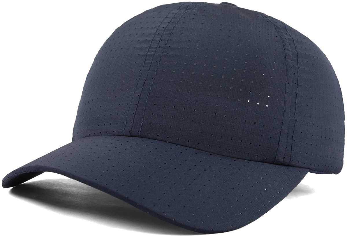 Hikr Sport Cap - Outdoor Pet - Koelpet - Ademend - Lichtgewicht - Running cap & hardloop pet - Sportieve Pet - Sports Cap - Wandelen & Fietsen - Donkerblauw XXL