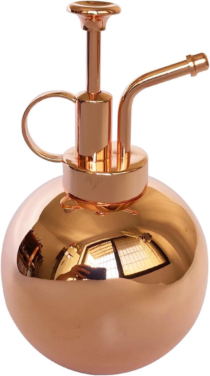 plantenspuit, kleine gieter, plantennevelspuit, moderne tuingereedschappen voor het bewateren en besproeien van potplanten binnenshuis (Roségoud, 0.5L)
