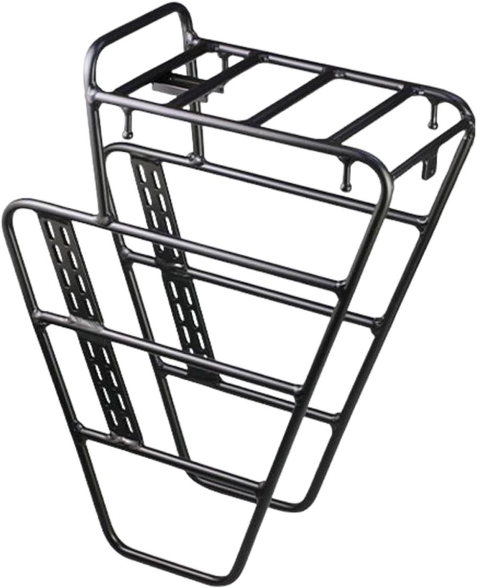 Fiets voorrek - Fietstas drager - Vervoer bagage - Robuuste aluminium constructie - 489 x 3531 x 19 cm - Zwart