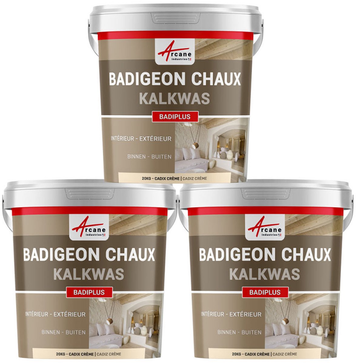 Kalkpleister Binnenmuur en Buitengevel - BADIPLUS