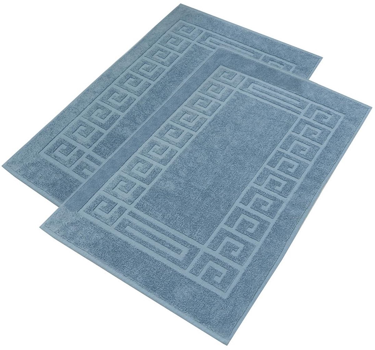Omgoods - Set van 2 Badmatten 100% Katoen 50 x 80 cm