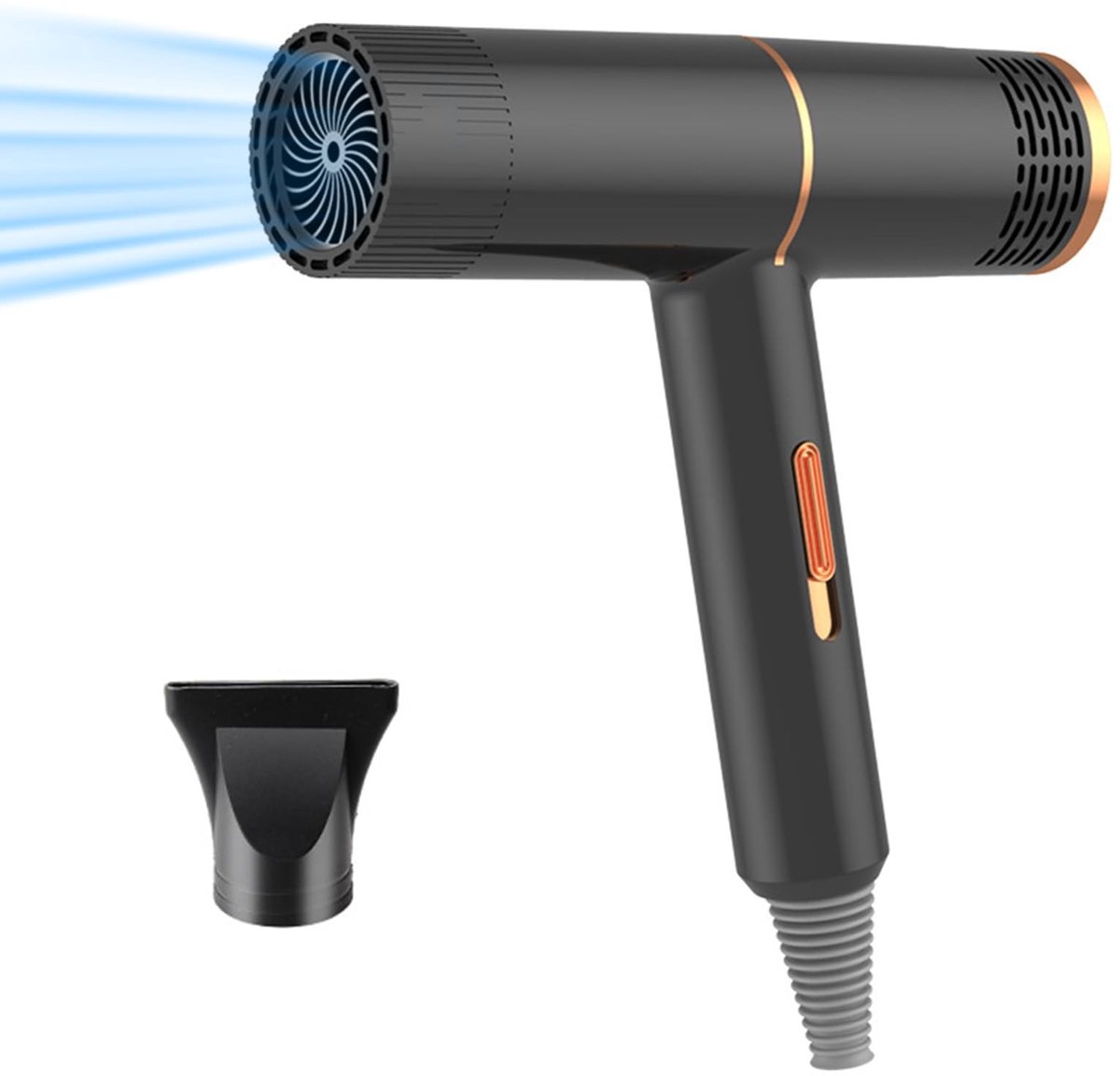Omgoods - Draagbare Föhn met 800W en 3 Temperatuurinstellingen