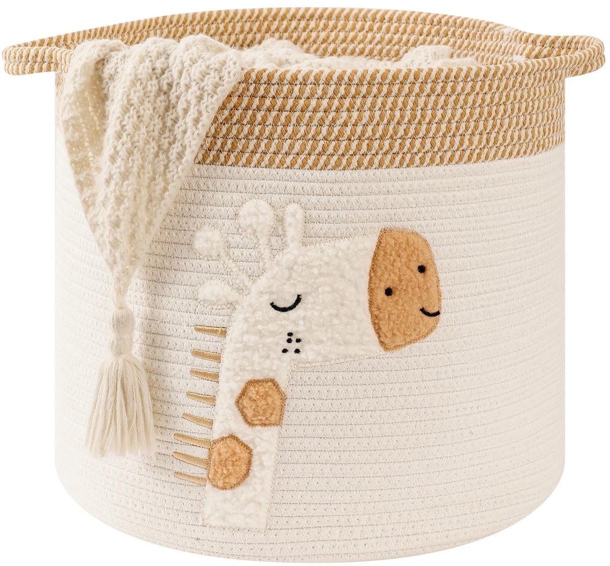 Omgoods- Opbergmand Opvouwbaar - Rieten Mand - Speelgoedmand - Luiertafel - Organizer - Kinderen - Duurzaam Materiaal