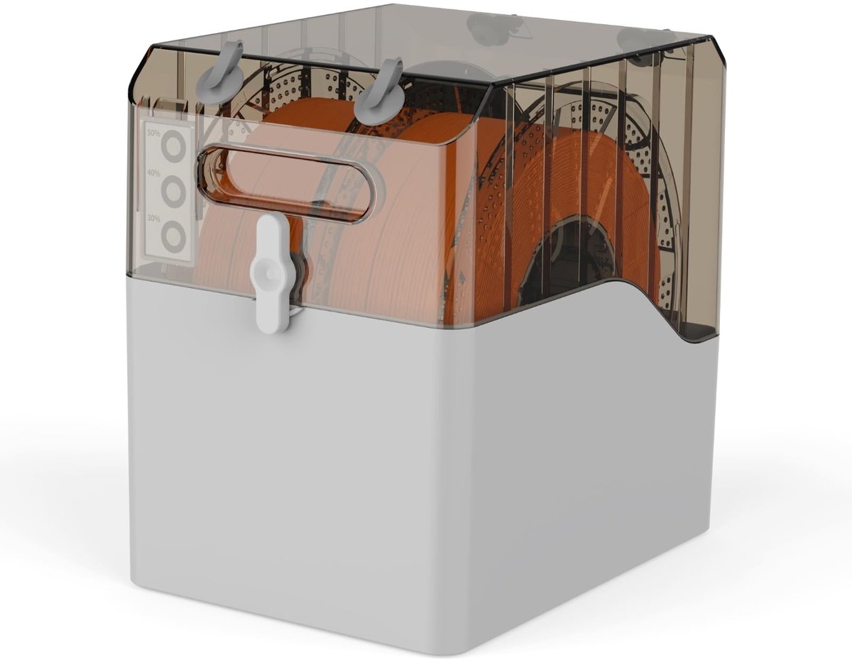 Omgoods - Droogbox voor 3D Print Filament met 2 Spoelen 1.75mm
